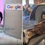 Son took his mother to Google office