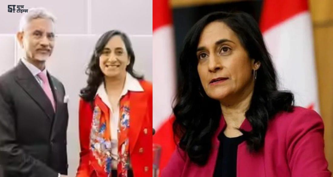 Canadian Foreign Minister Anita Anand arrives in India